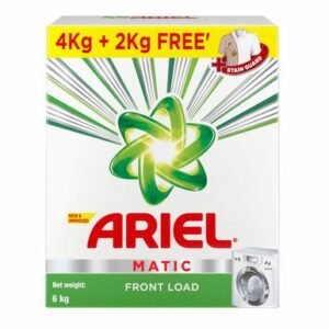 Ariel Matic Front Load Detergent Washing Powder – 4 Kg+2 KG free