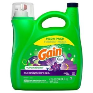 Gain + Aroma Boost Moonlight Breeze Scent HE Compatible Liquid Laundry Detergent