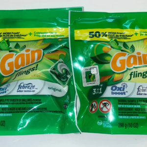 Lot of 2 Gain Flings 3 in 1 Original Laundry Detergent Pods 16 Ct each Febreze
