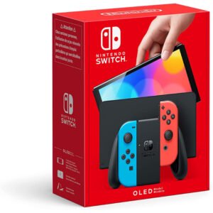 Nintendo Switch OLED Console (Neon Blue & Neon Red)