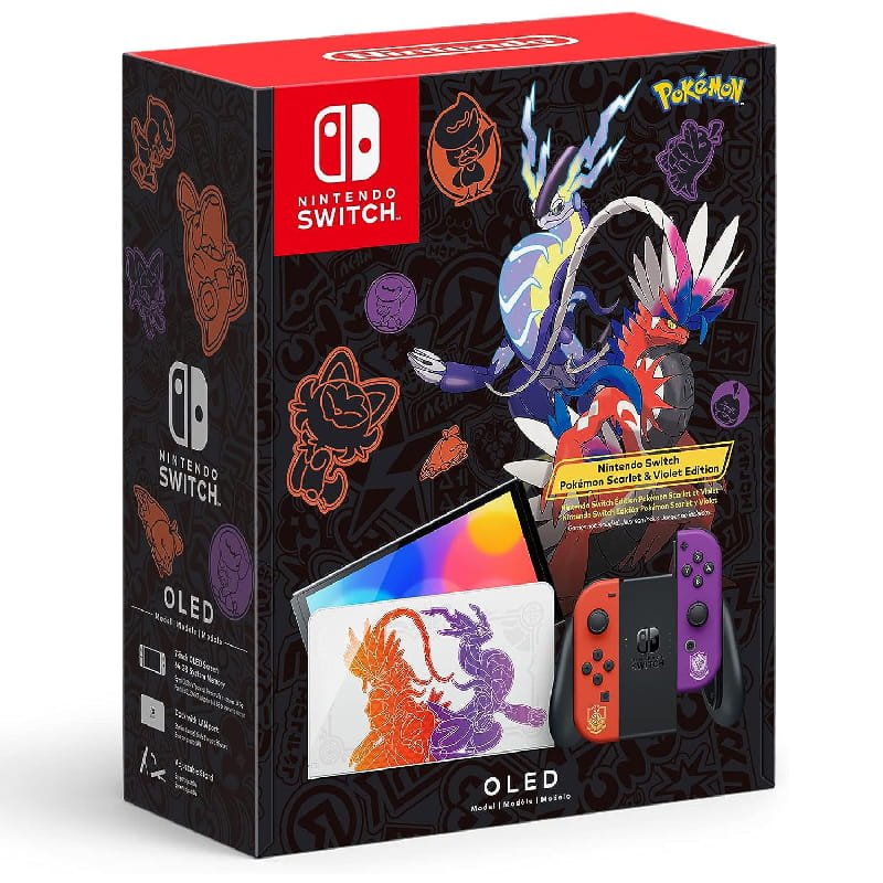 Nintendo Switch OLED Model: Pokémon Scarlet & Violet Edition Console