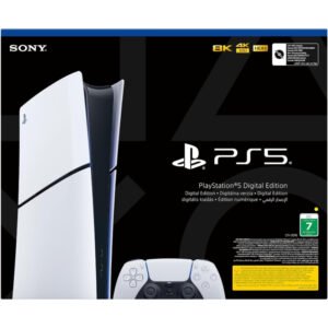 PlayStation 5 Digital Console (New 2023 Slim Model )- UAE Version, 1 Year Manufacturer Warranty