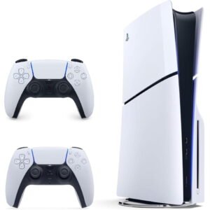 Sony Playstation 5 Slim Console (CD Version) 2023 White – International Version with Extra Controller