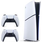Sony PlayStation 5 Slim Console (Digital Version) White – International Version with Extra Controller