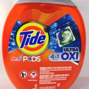 Tide Pods 4-In-1 Ultra Oxy Liquid Laundry Detergent Soap Pacs (61-Count) Tide