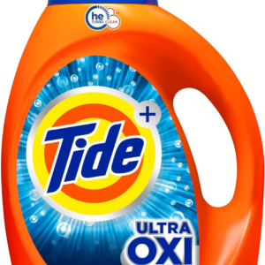 Tide Ultra Oxi Laundry Detergent Liquid Soap, High Efficiency (He), 59 Loads, Bl