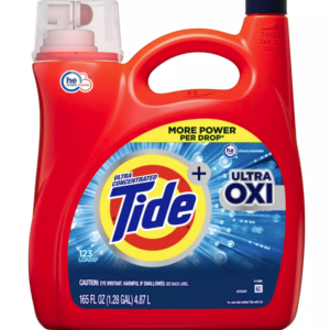 Tide Ultra Oxi Liquid Laundry Detergent, 165 fl. oz.